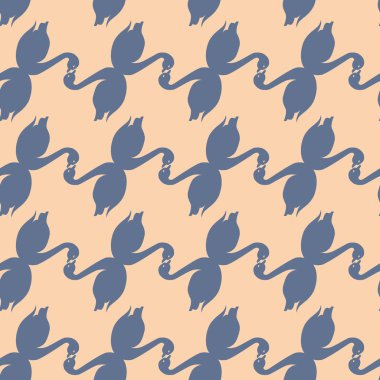 Kuğu renkli parlak seamless modeli