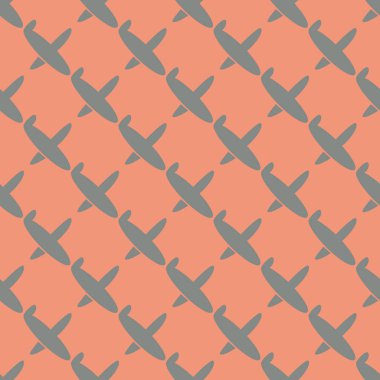 Uçakların, vektör çizim seamless modeli