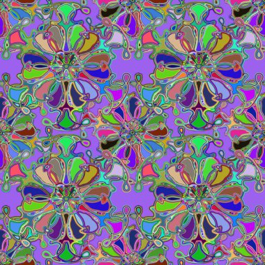 Soyut kaleydoskop renkli Dikişsiz desen arka planı için. 