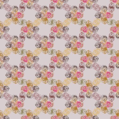 Soyut geometrik renkli seamless modeli, arka plan