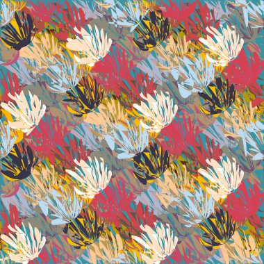 Soyut geometrik renkli seamless modeli, arka plan