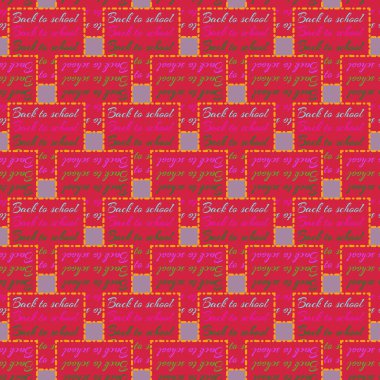 Geri Okul arka plan için. El yazı ve özel tipografi tasarımları logo ve afiş, davetiye ve kartları için