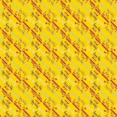 Arapça metin mutlu tatil çok renkli seamless modeli.