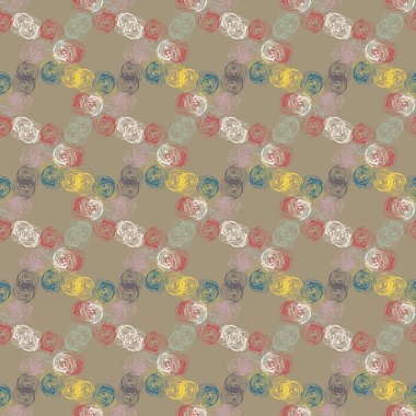 Soyut geometrik renkli seamless modeli, arka plan