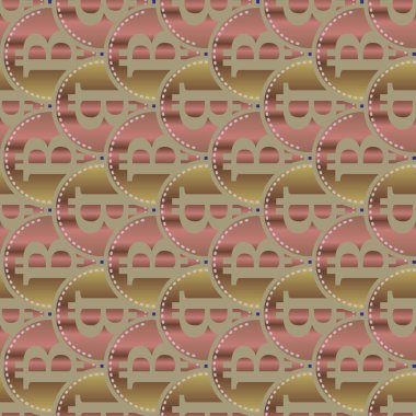 bitcoins parlak parlak pahalı sikkeleri ile Seamless modeli 