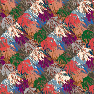 Soyut geometrik renkli seamless modeli, arka plan