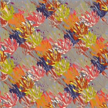 Soyut geometrik renkli seamless modeli, arka plan