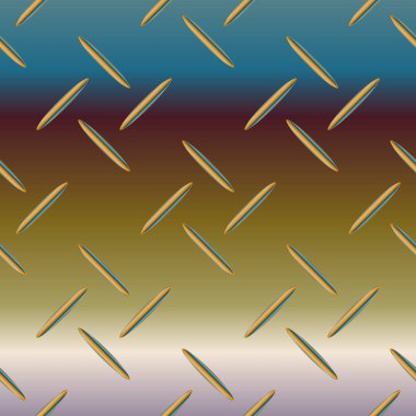 Oluklu Metal seamless modeli. Vektör çizim 