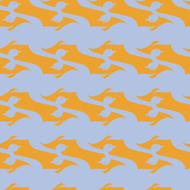 Kuğu renkli parlak seamless modeli