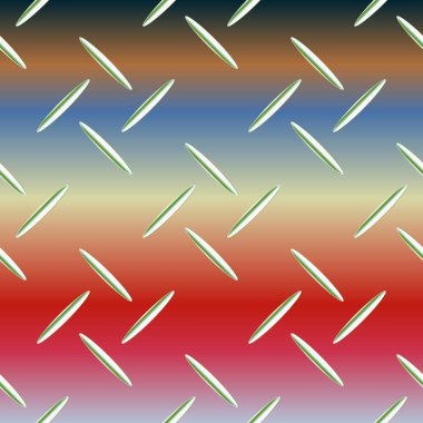 Oluklu Metal seamless modeli. Vektör çizim 