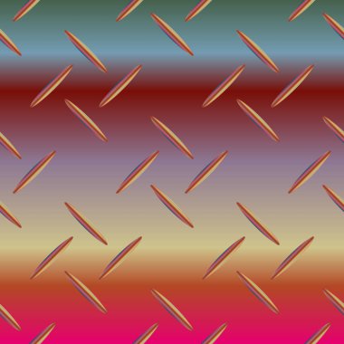 Oluklu Metal seamless modeli. Vektör çizim 