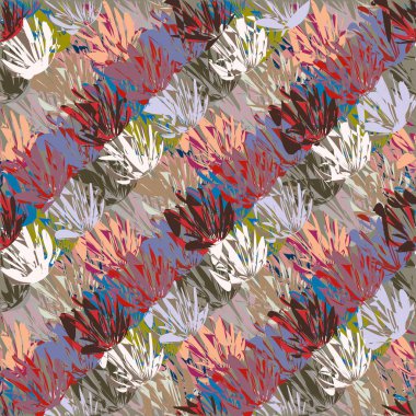 Soyut geometrik renkli seamless modeli, arka plan