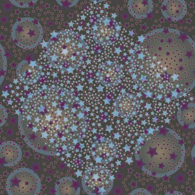 Arka plan için yıldız ile soyut geometrik renkli desen.