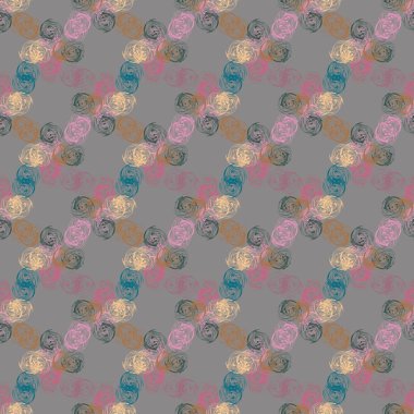 Soyut geometrik renkli seamless modeli, arka plan