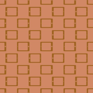 Akıllı telefon veya elektronik tablet Dikişsiz desen arka plan.