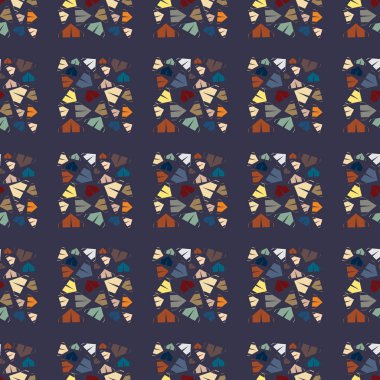 çizgi film kamp çadırları ile renk seamless modeli