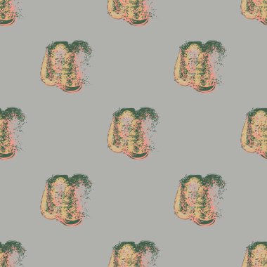 Bulutlar Dikişsiz desen şeklinde suluboya soyut leke.