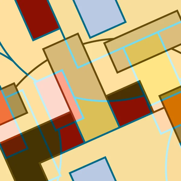 Abstracte Naadloze Kleurenpatroon Voor Nieuwe Achtergrond — Stockvector