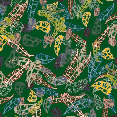 Tüyler, vektör çizim ile zemin 