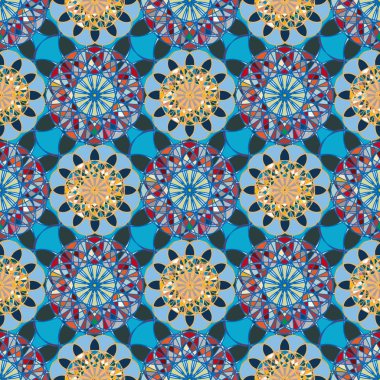  soyut geometrik Dikişsiz desen arka planı için