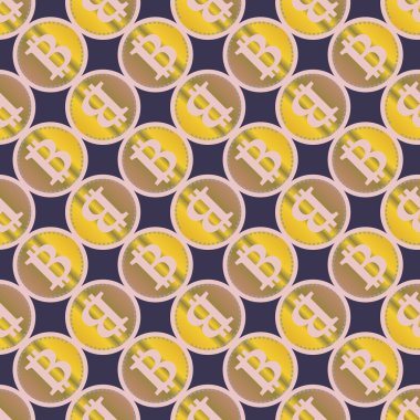 bitcoins parlak parlak pahalı sikkeleri ile Seamless modeli 