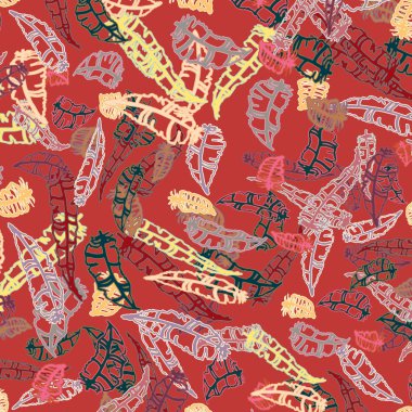 Tüyler, vektör çizim ile zemin 