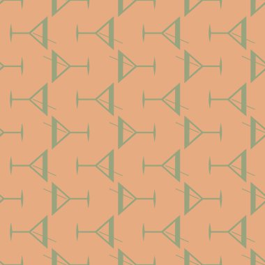 Tropik kokteyller renkli seamless modeli