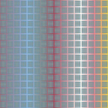 Oluklu Metal seamless modeli. Vektör çizim 