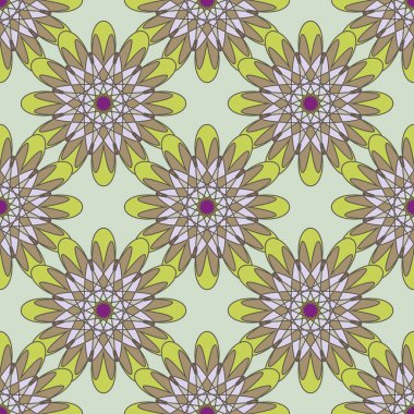  soyut çiçek geometrik Dikişsiz desen arka planı için