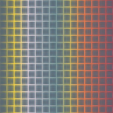 Oluklu Metal seamless modeli. Vektör çizim 