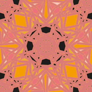 Yeni arka plan için soyut geometrik seamless modeli. 