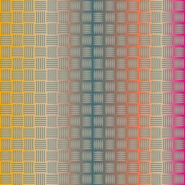 Oluklu Metal seamless modeli. Vektör çizim 