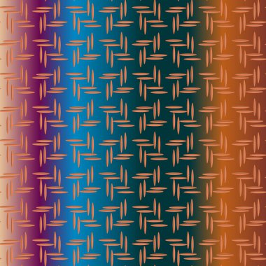 Oluklu Metal Dikişsiz desen vektör çizim.