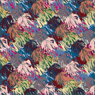 Soyut geometrik renkli seamless modeli, arka plan