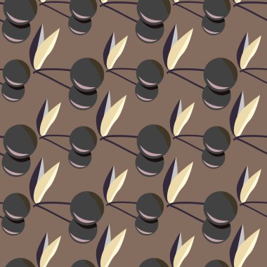 kiraz seamless modeli. Tekstil Ambalaj ve duvar kağıtları için iyi.