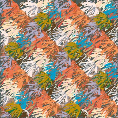 Soyut geometrik renkli seamless modeli, arka plan