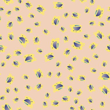 Kahve ya da çay Dikişsiz desen bardak.