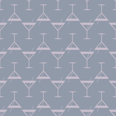 Tropik kokteyller renkli seamless modeli