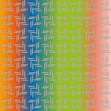 Oluklu Metal Dikişsiz desen vektör çizim.