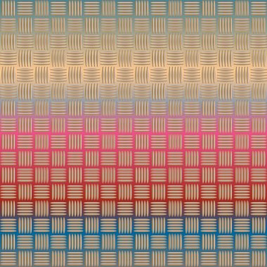 Oluklu Metal seamless modeli. Vektör çizim 