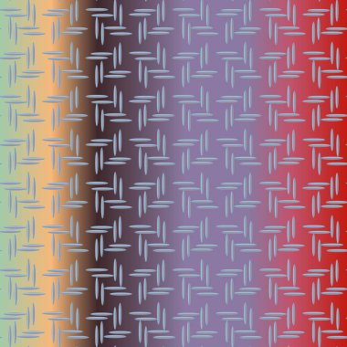 Oluklu Metal Dikişsiz desen vektör çizim.