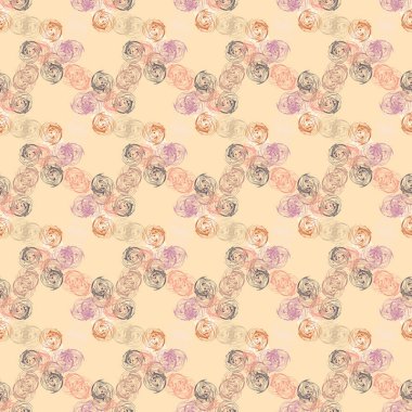 Soyut geometrik renkli seamless modeli, arka plan