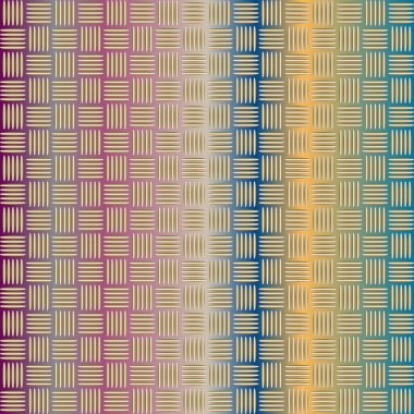 Oluklu Metal seamless modeli. Vektör çizim 