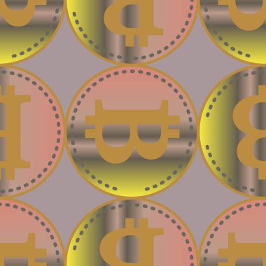 bitcoins parlak parlak pahalı sikkeleri ile Seamless modeli 