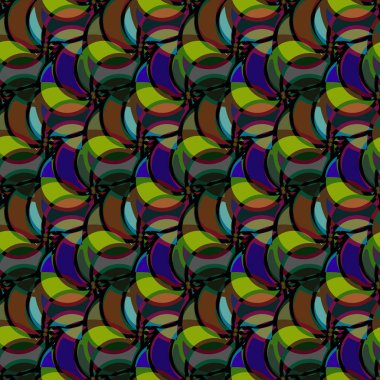 soyut geometrik renk desenli vektör çizimi