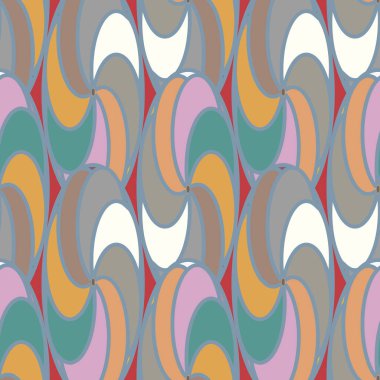 soyut geometrik renk desenli vektör çizimi