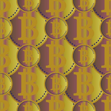 bitcoins parlak parlak pahalı sikkeleri ile Seamless modeli 