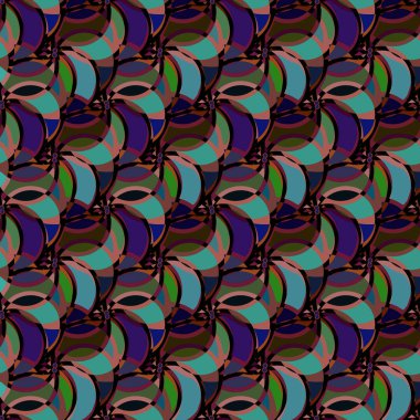 soyut geometrik renk desenli vektör çizimi