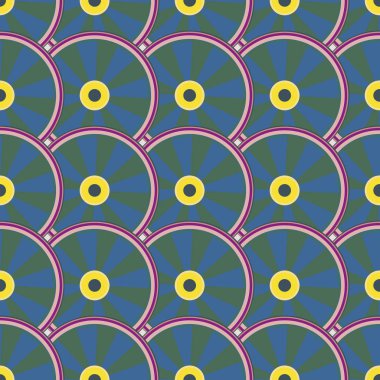 soyut geometrik renk desenli vektör çizimi