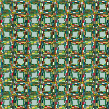 Renk seamless modeli ile işbirliği dünya küre.